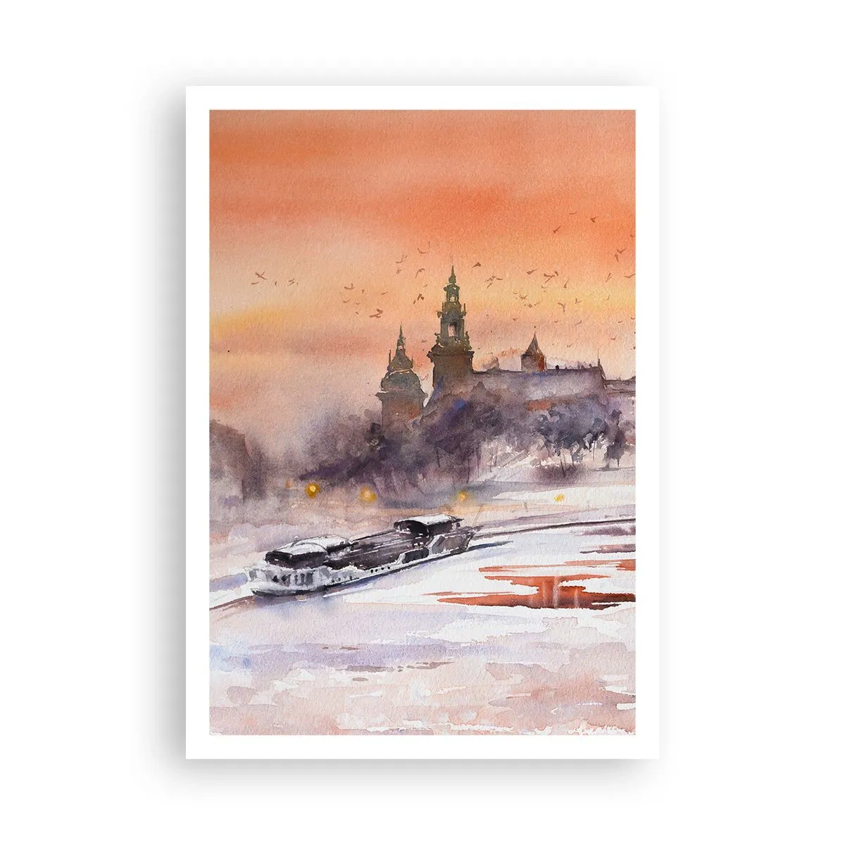 Poster - Apus de soare regal - 70x100 cm