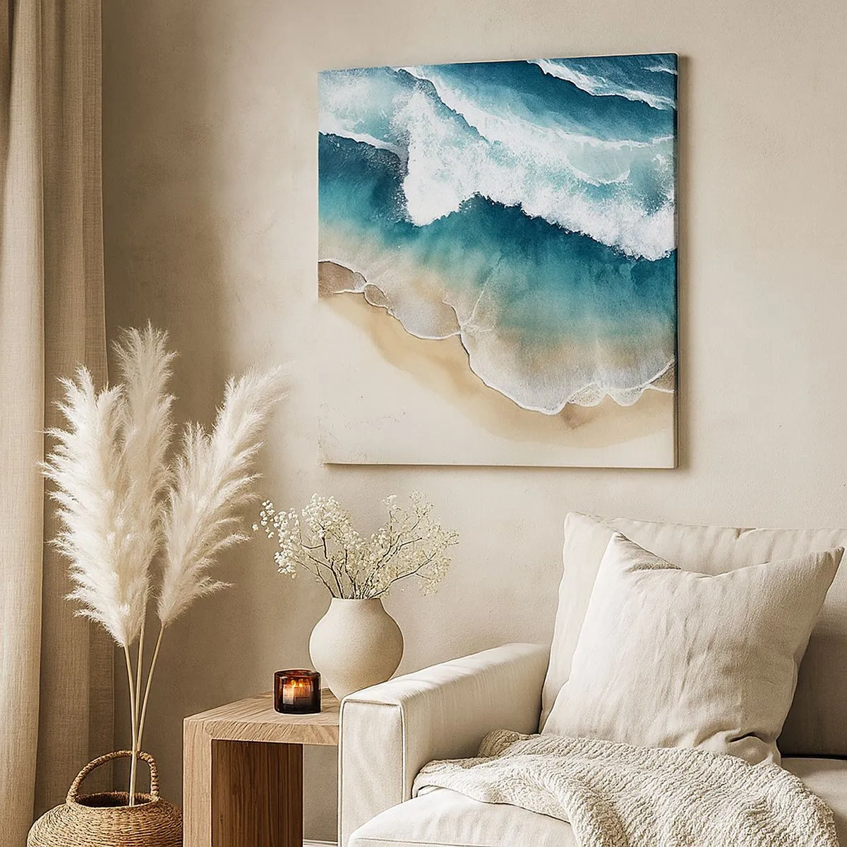 Tablou pe pânză - Întâlnire eternă - 30x30 cm