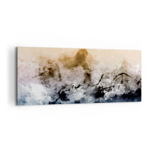 Tablou pe pânză - Scufundate într-un vârtej de ceață - 100x40 cm