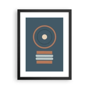 Poster în ramă neagră - Esența problemei - 30x40 cm