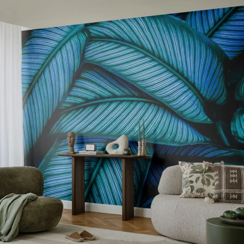 Fototapetă personalizată Premium Canvas - Linii de viață - Frunze, Botanică, Plante