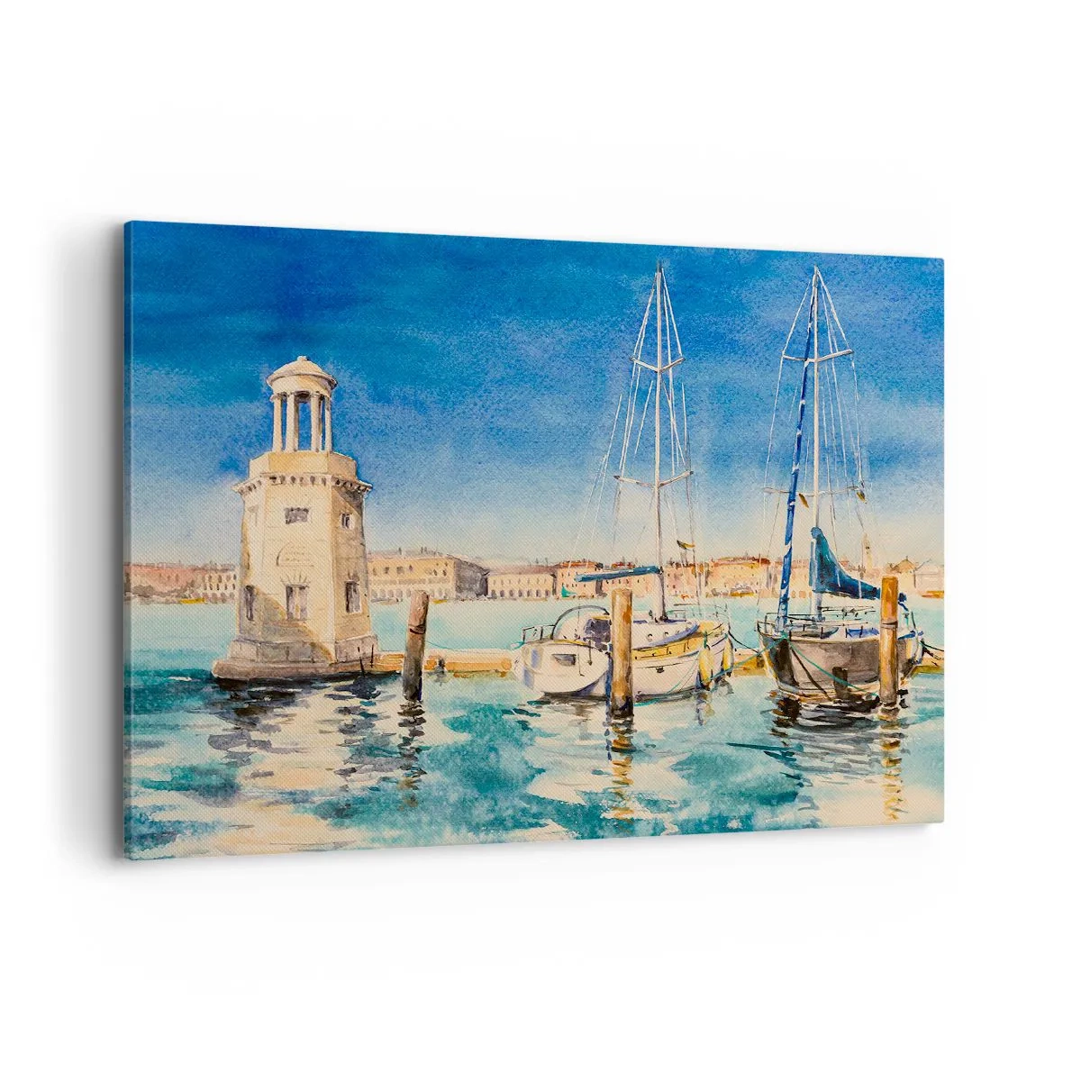 Tablou pe pânză - Laguna însorită - 100x70 cm