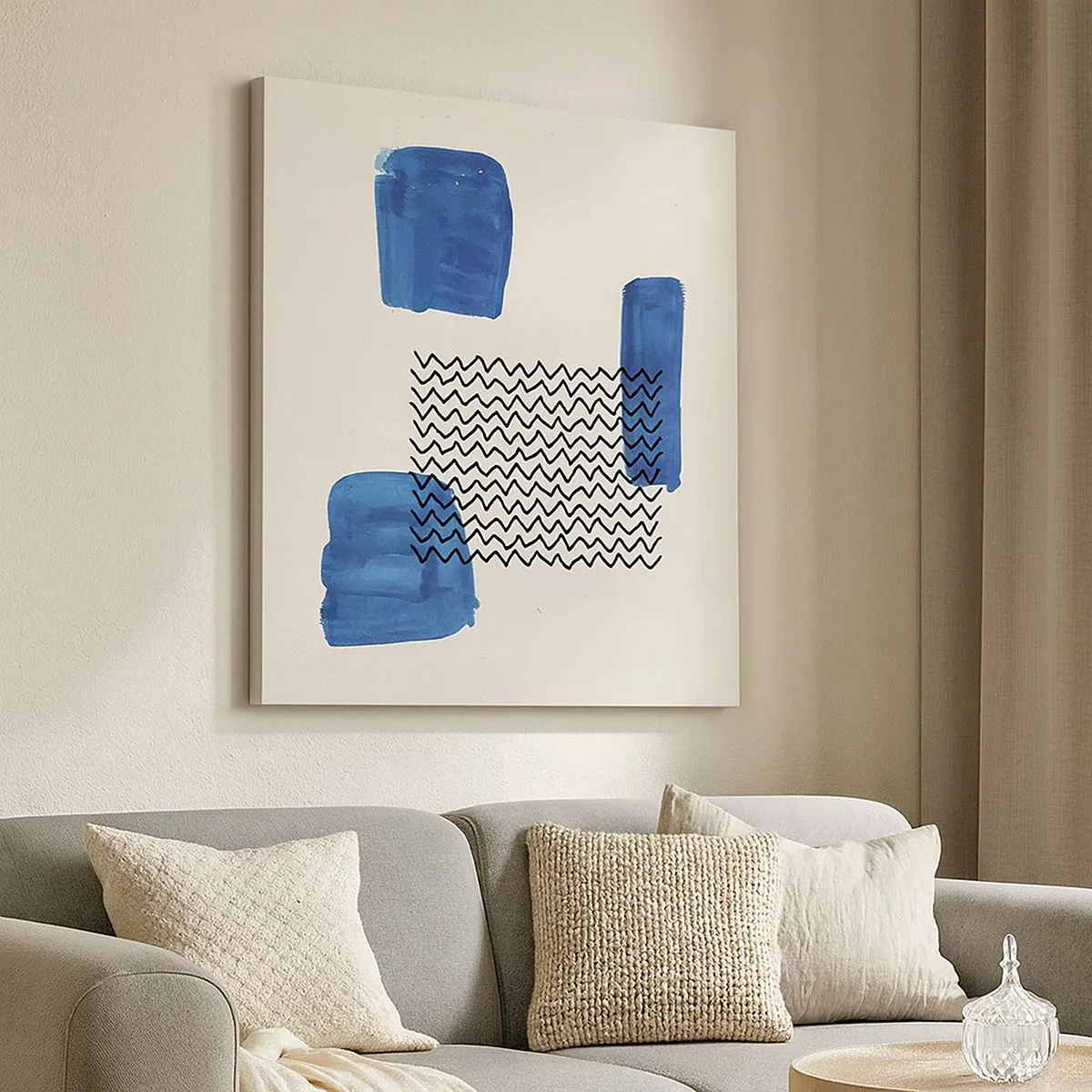 Tablou pe pânză - Cvartet abstract - 30x30 cm