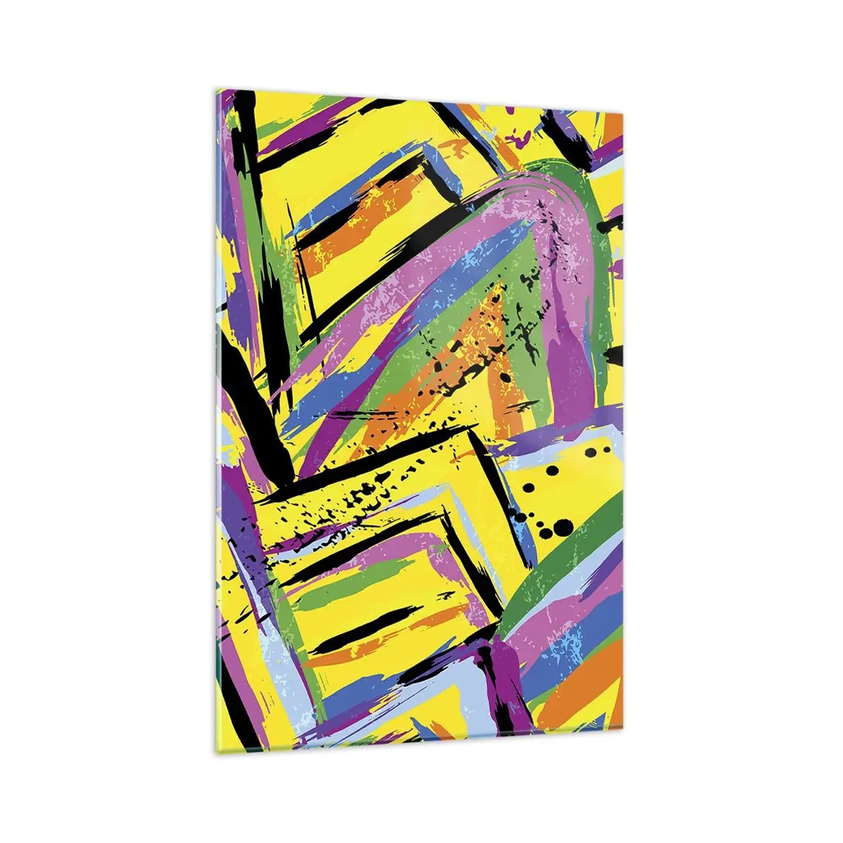 Tablou pe sticlă - Strigă de bucurie - 80x120 cm