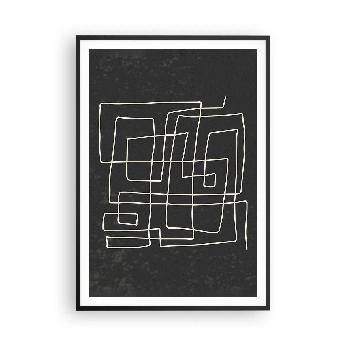 Poster în ramă neagră - Nu atât de simplu - 70x100 cm