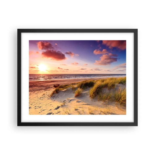 Poster în ramă neagră - Deja aerul de vară miroase - 50x40 cm