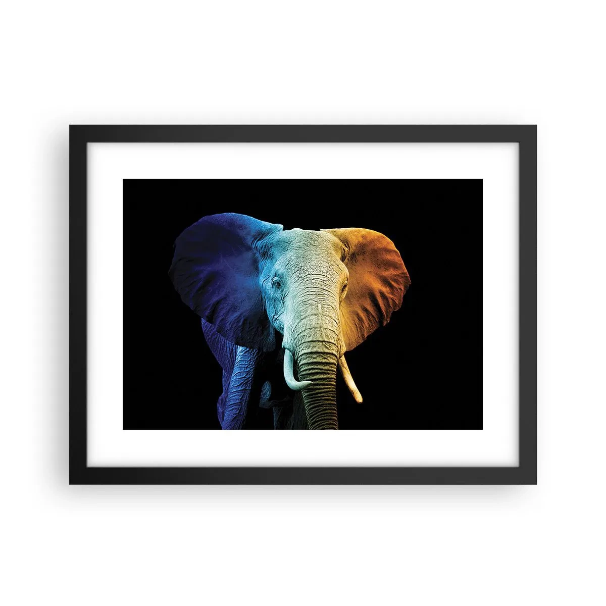 Poster în ramă neagră - Excentric, nu ciudat - 40x30 cm
