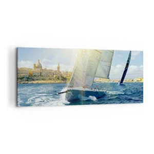 Tablou pe pânză - E timpul să părăsim orașul - 100x40 cm