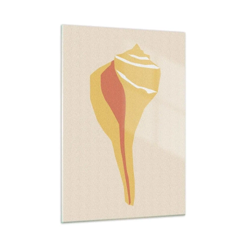 Tablou pe sticlă - Abstracție organică - creștere - 50x70 cm