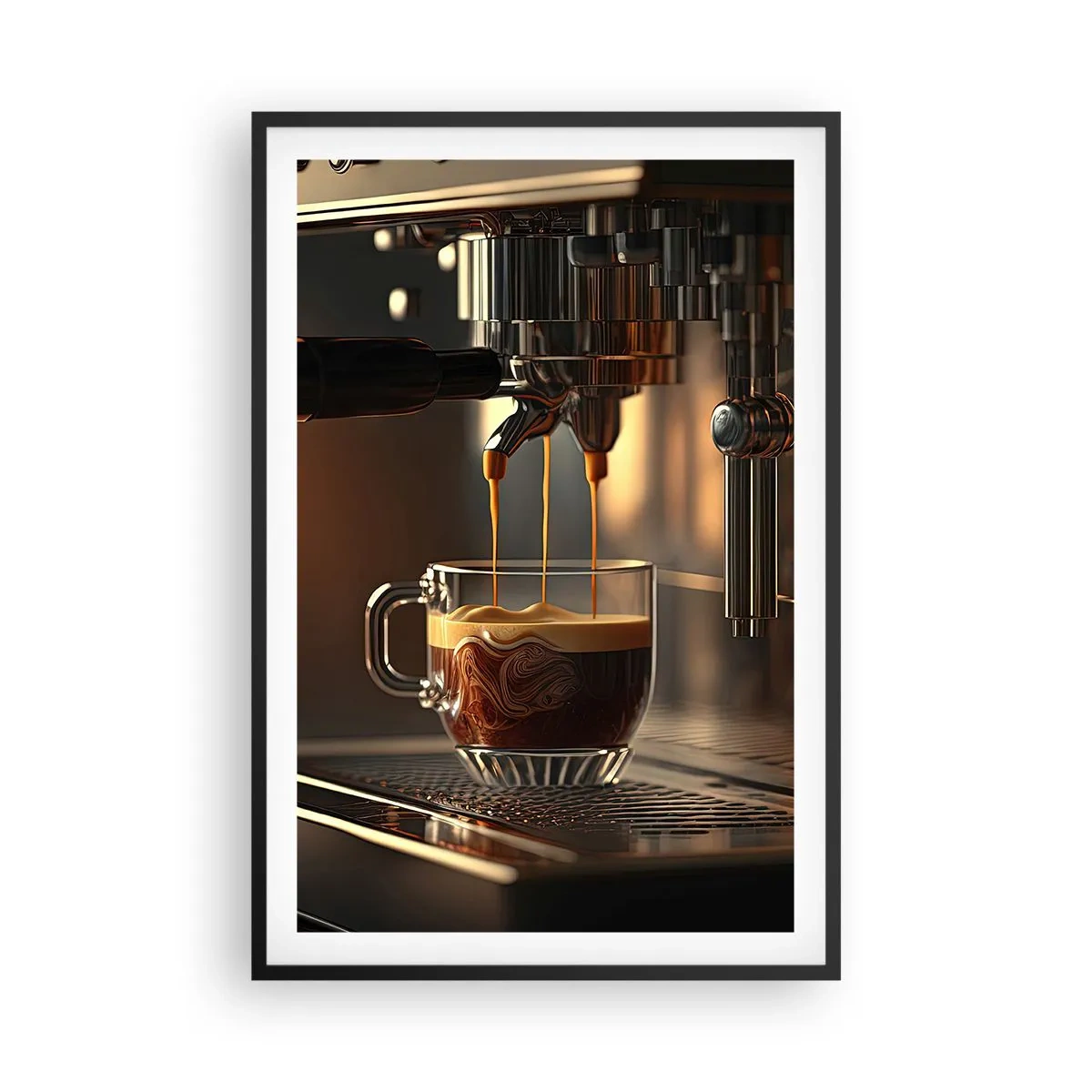 Poster în ramă neagră - Băutură senzuală - 61x91 cm