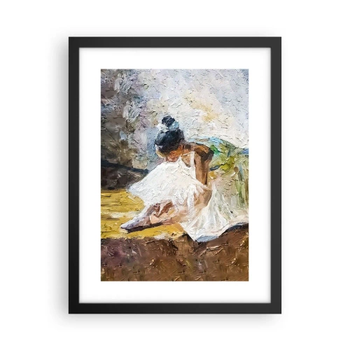 Poster în ramă neagră - Dintr-un tablou de Degas - 30x40 cm