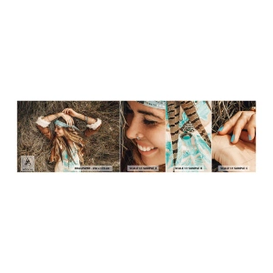 Mostră de Tapet Standard Eco - În drum spre vara iubirii - Boho, Femeie, Bijuterii - 100x30 cm