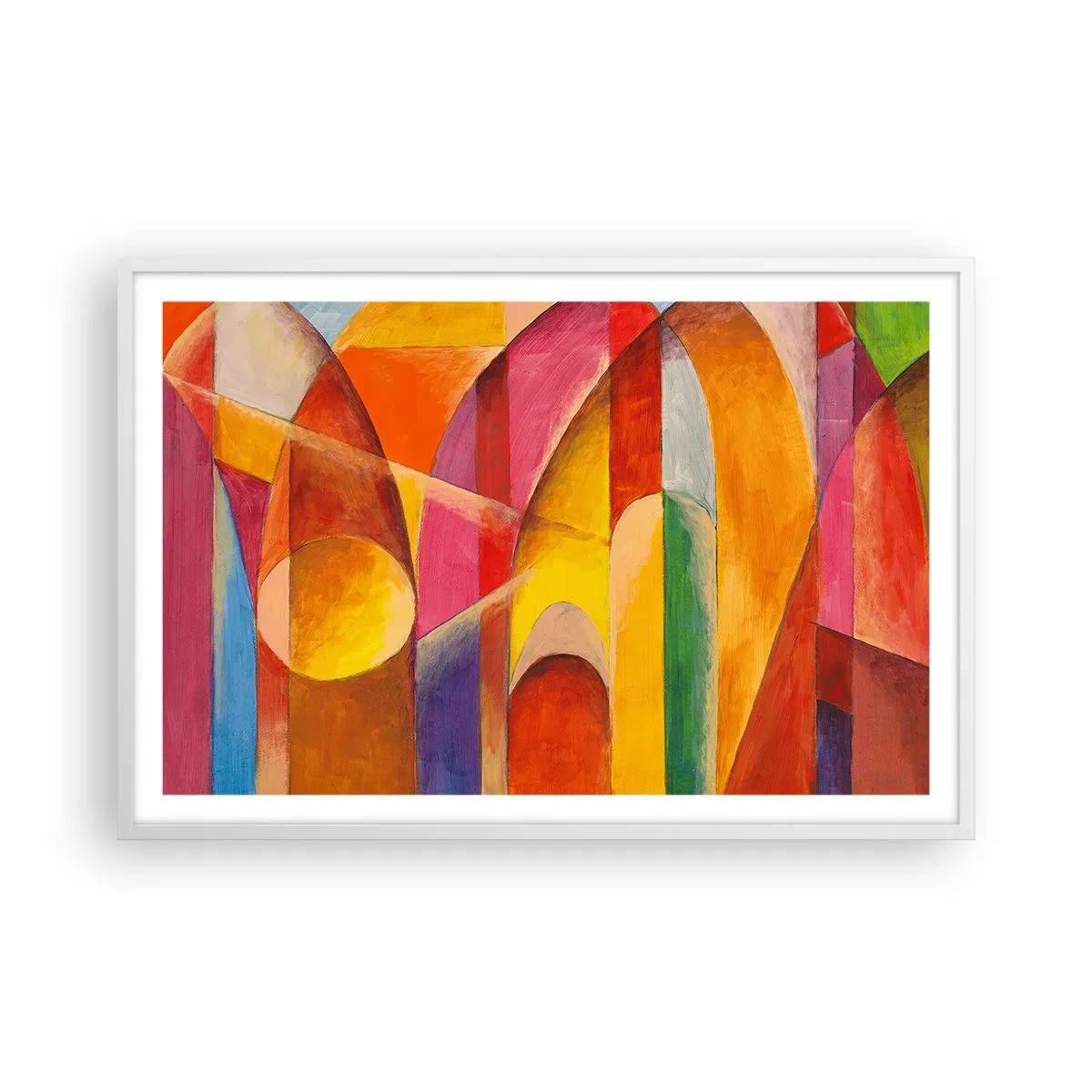 Poster în ramă albă - Catedrala Soarelui - 91x61 cm
