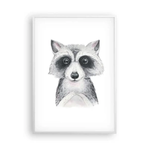 Poster în ramă albă - Un moment pentru emoții - 70x100 cm