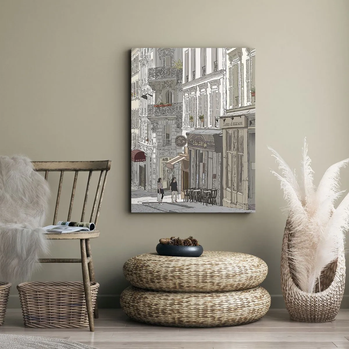 Tablou pe pânză - Bucurii urbane - 50x70 cm