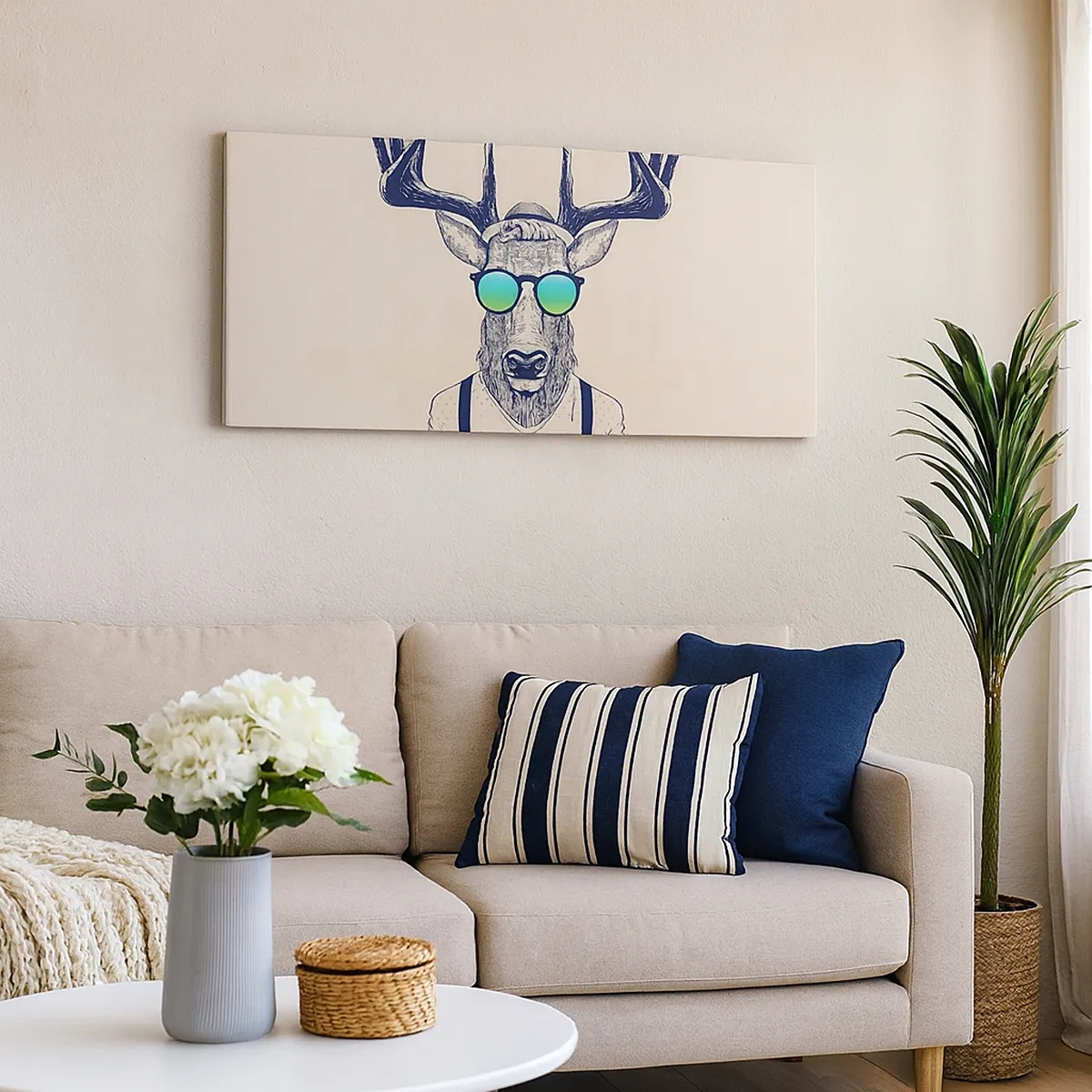 Tablou pe pânză - Și la cine te așteptai? - 30x30 cm