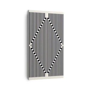 Tablou pe pânză - Iluzie geometrică - 45x80 cm