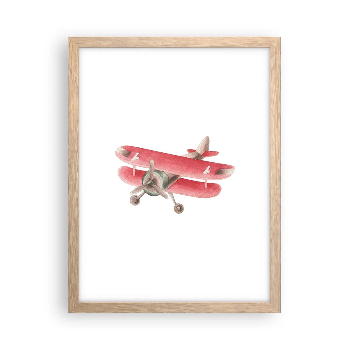 Poster în ramă de stejar deschis - Gata pentru zboruri la mare înălțime - 30x40 cm