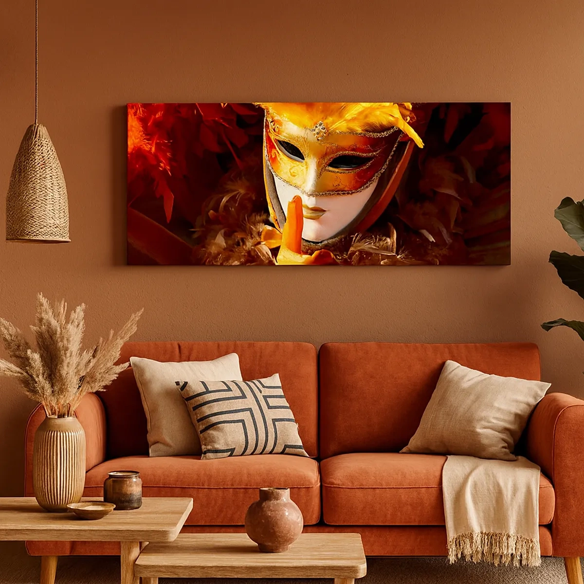 Tablou pe pânză - Misterul face parte din joc - 30x30 cm