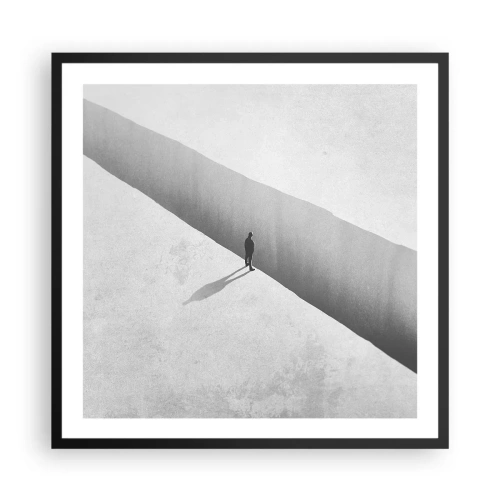 Poster în ramă neagră - Obiectiv clar - 60x60 cm