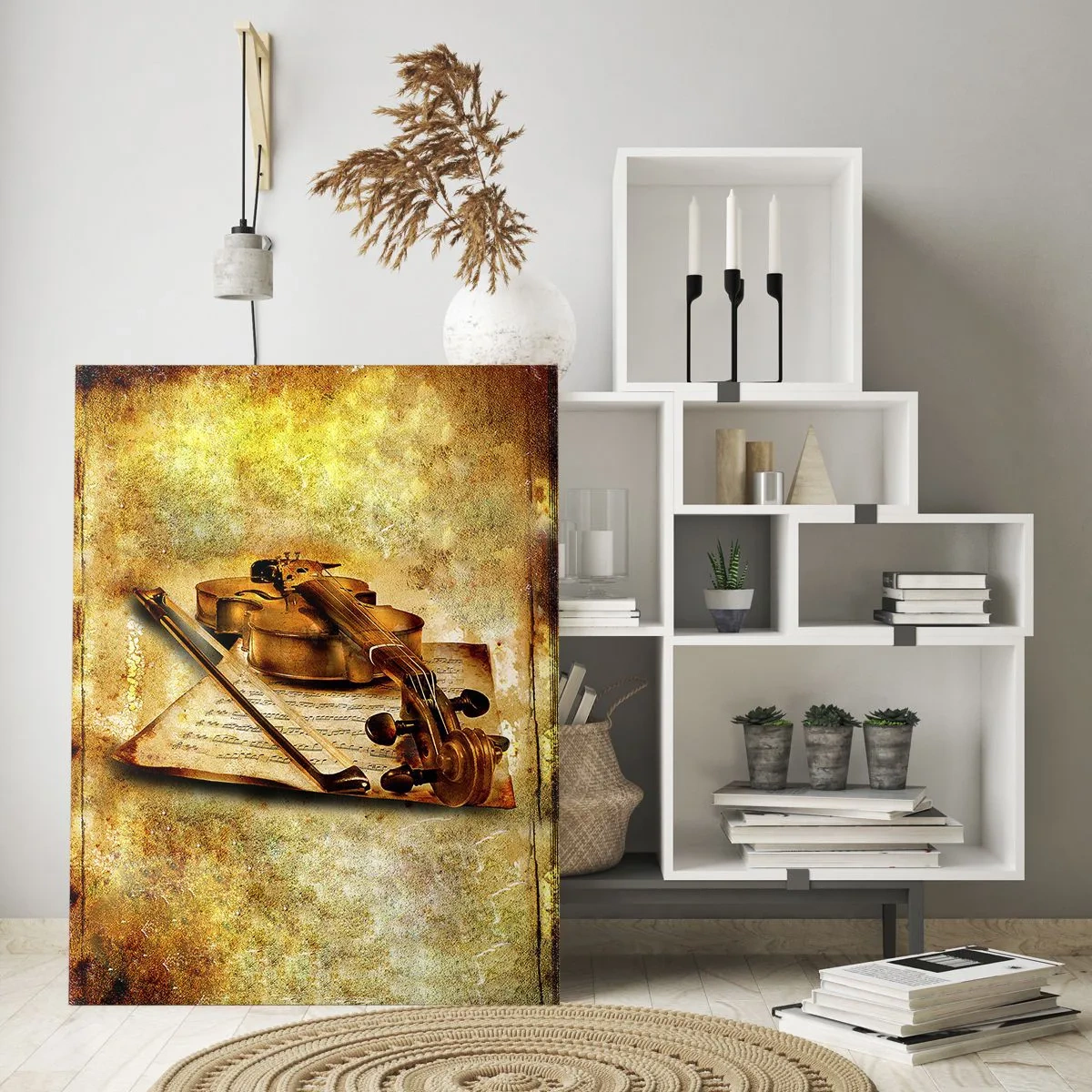 Tablou pe sticlă - Virtuozitate necesară imediat - 50x70 cm