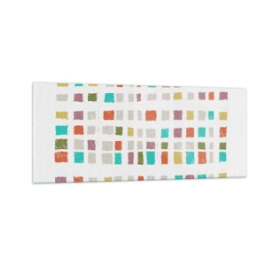 Tablou pe sticlă - Joc necunoscut - 100x40 cm