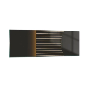 Tablou pe sticlă - Explorați întunericul - 90x30 cm