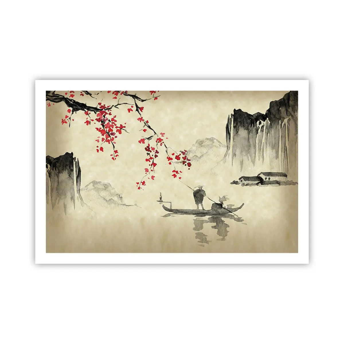 Poster - În țara florilor de cireș - 91x61 cm
