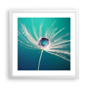 Poster în ramă albă - Moment mistic - 40x40 cm