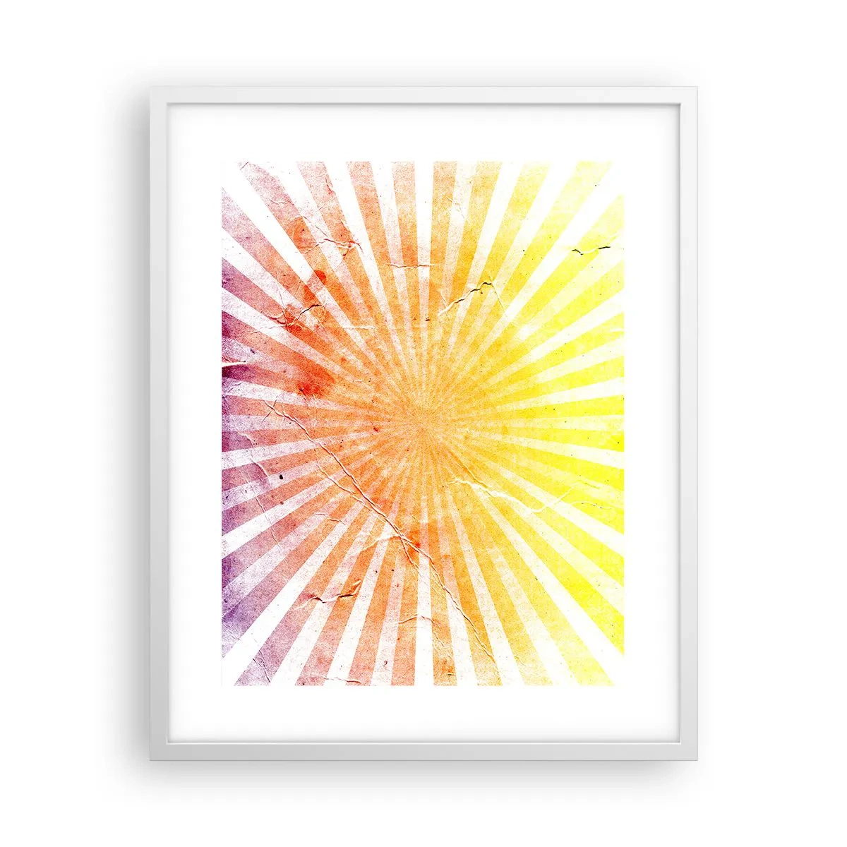 Poster în ramă albă - Răsărituri și apusuri de soare - 40x50 cm