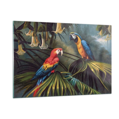 Tablou pe sticlă - Romantismul la tropice - 120x80 cm