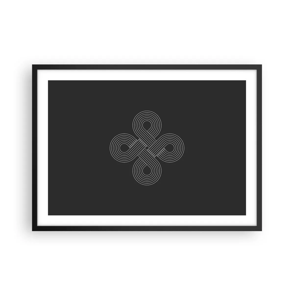 Poster în ramă neagră - În spirit celtic - 70x50 cm