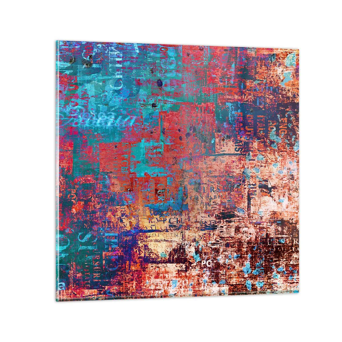 Tablou pe sticlă - Memorie și uitare - 40x40 cm