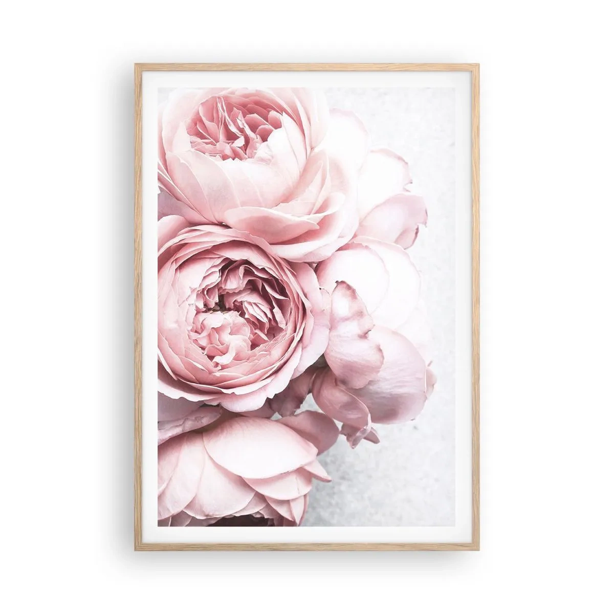 Poster în ramă de stejar deschis - Pentru romantici - 70x100 cm