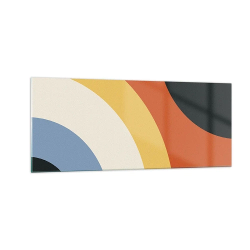 Tablou pe sticlă - Spre sine - 100x40 cm