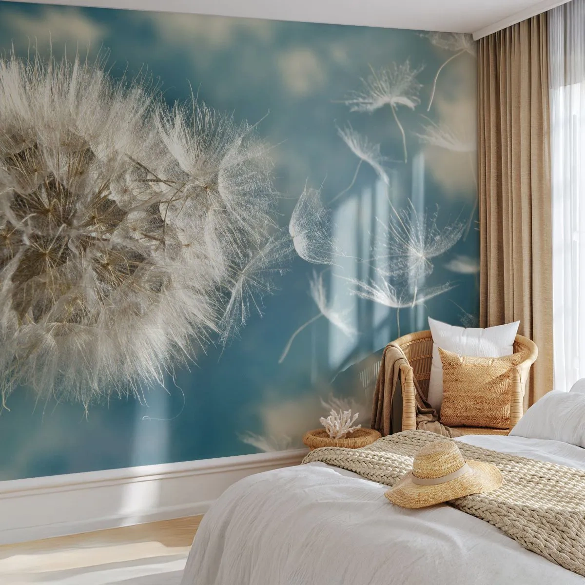 Tapet Standard Eco - Respirația unui înger - Natură, vara indiana, Bucată - 400x280 cm