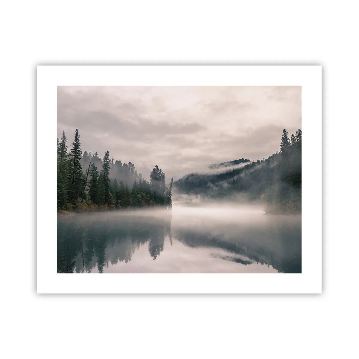Poster - În reverie, în ceață - 50x40 cm
