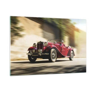 Tablou pe sticlă - Mai frumoasă decât Nike din Samothrace - 120x80 cm