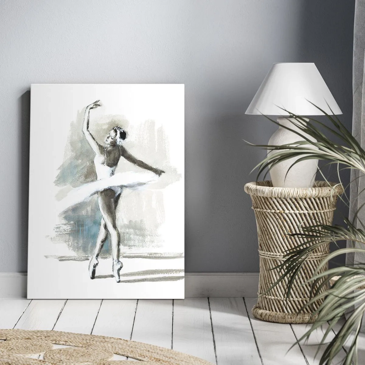 Tablou pe pânză - Fermecată într-o lebădă - 50x70 cm