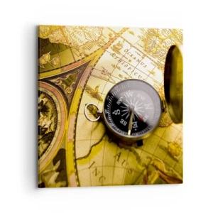 Tablou pe pânză - Sau poate până la capătul lumii? - 70x70 cm