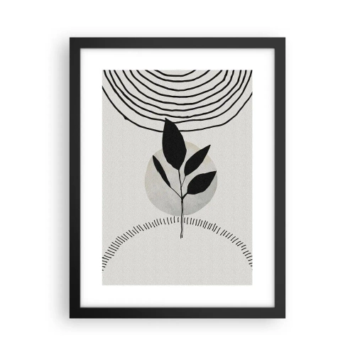 Poster în ramă neagră - Compoziție: ritualurile naturii - 30x40 cm
