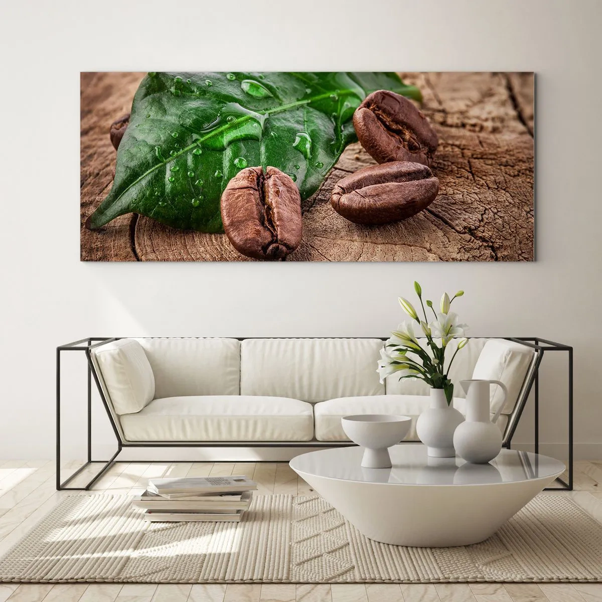 Tablou pe sticlă - Cea mai adevărată și închisă la culoare - 160x50 cm