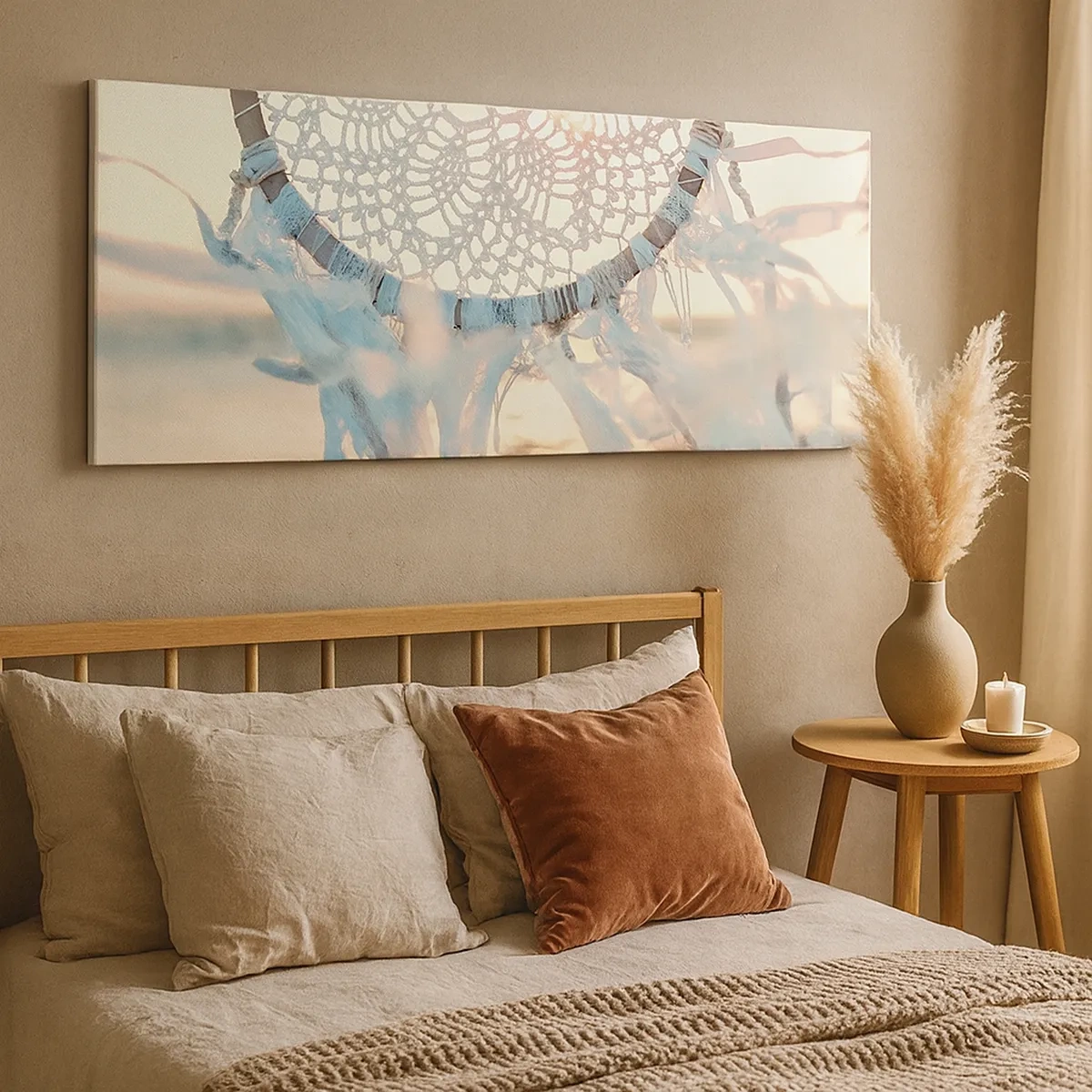 Tablou pe pânză - Totem de dantelă - 30x30 cm