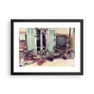 Poster în ramă neagră - Trăiască provincia! - 40x30 cm