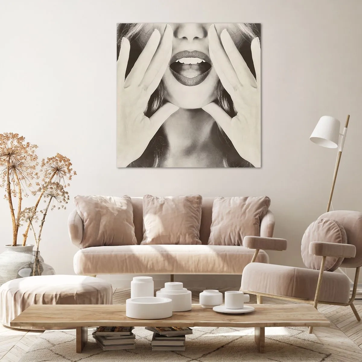 Tablou pe pânză - Vin imediat! - 70x70 cm