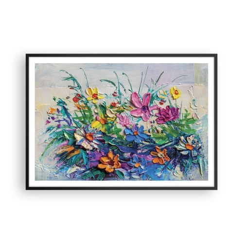 Poster în ramă neagră - Nu este deloc o natură moartă - 100x70 cm