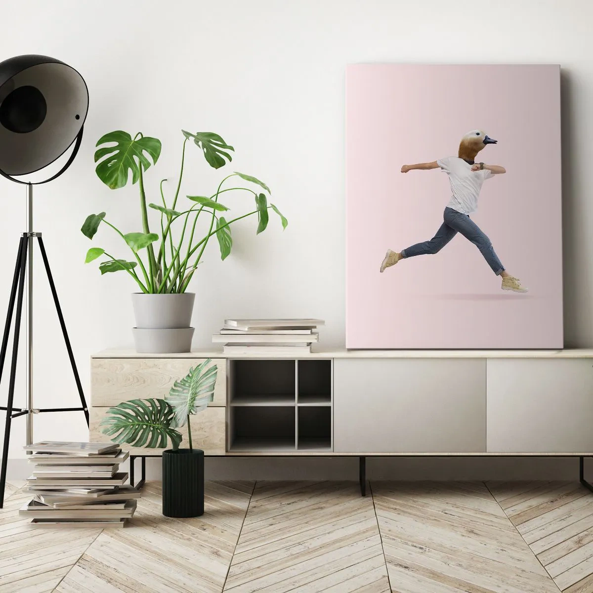 Tablou pe pânză - Un strop de absurditate - 70x100 cm