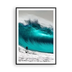 Poster în ramă neagră - Provocare acceptată - 70x100 cm