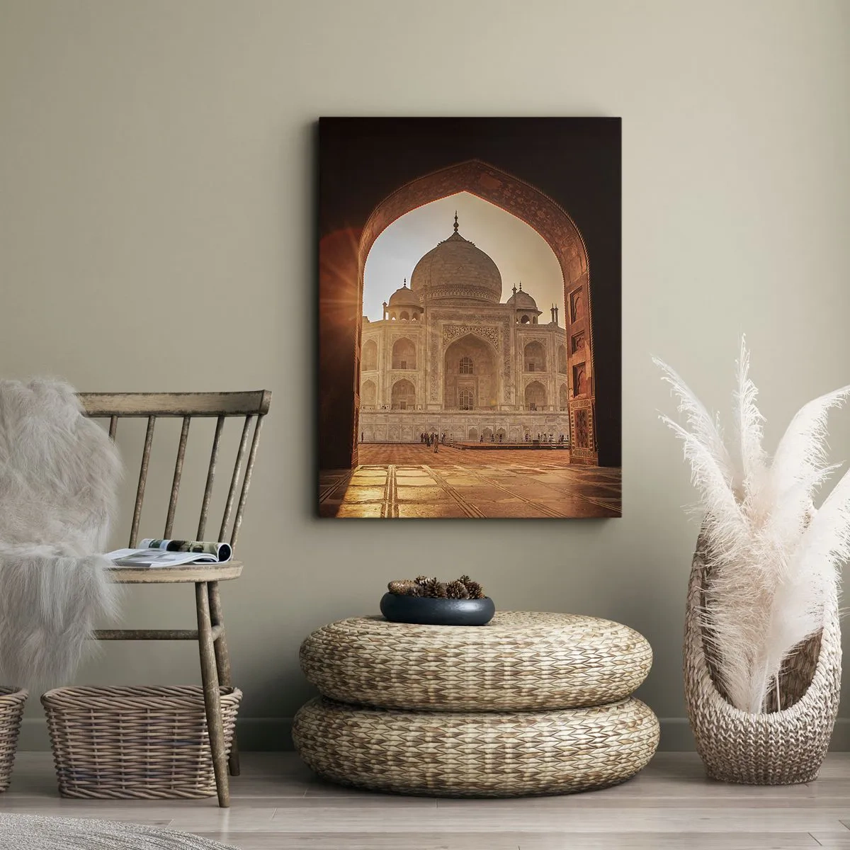 Tablou pe pânză - Un monument al iubirii nepământene - 50x70 cm