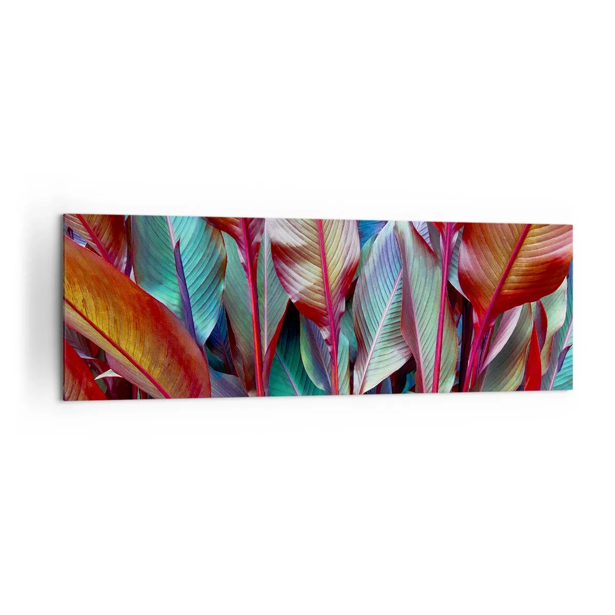 Tablou pe pânză - Tufiș colorat - 160x50 cm